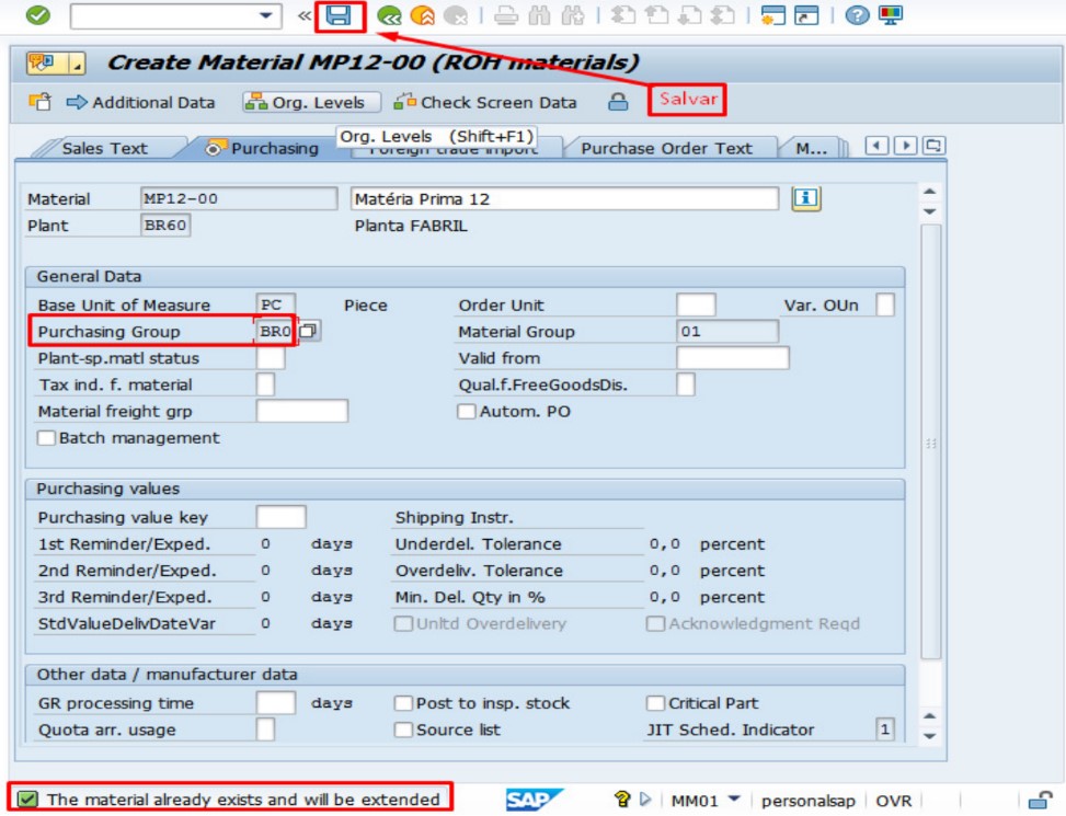 Me11 15 - Registro Info ME11 e Source List ME01 no SAP • Freire Cruz