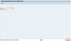 MB03 para Visualização de Documento de Material no SAP: Acesso