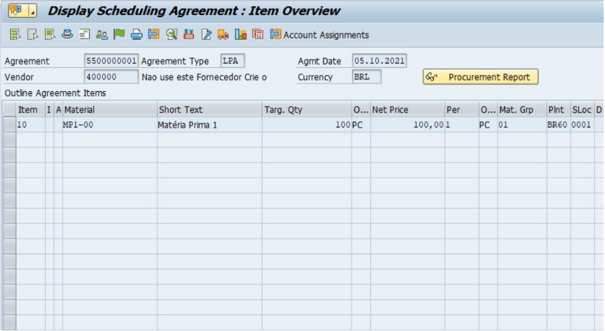 ME80FN - Listagem de documentos de compras 11 • Freire Cruz