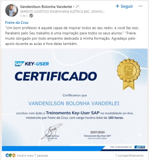 Certificado vandenilson