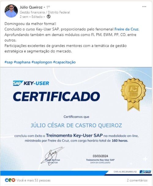 certificado Julio